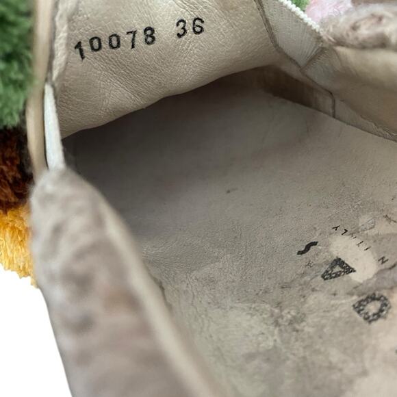 Joshua Sanders Pom Pom Slip On Sneakers Tan size 36 size 6 US - Picture 9 of 10